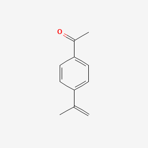 molecular formula C11H12O B1606157 乙酮，1-[4-(1-甲基乙烯基)苯基]- CAS No. 5359-04-6