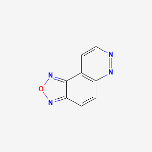 molecular formula C8H4N4O B1606158 [1,2,5]恶二唑并[3,4-f]苯并噁嗪 CAS No. 217491-04-8
