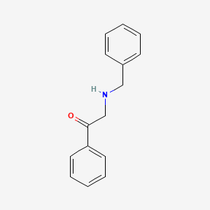 molecular formula C15H15NO B1606170 2-(Benzylamino)-1-phenylethanone CAS No. 50606-93-4