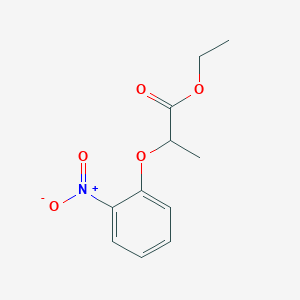 molecular formula C11H13NO5 B1606171 Ethyl 2-(2-nitrophenoxy)propanoate CAS No. 13212-56-1