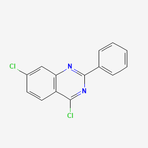 molecular formula C14H8Cl2N2 B1606175 4,7-Dichloro-2-phenylquinazoline CAS No. 54665-92-8