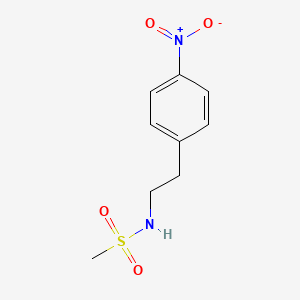 molecular formula C9H12N2O4S B1606180 Methanesulfonamide, N-[2-(4-nitrophenyl)ethyl]- CAS No. 24954-60-7