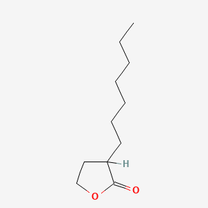 molecular formula C11H20O2 B1606198 3-Heptyldihydrofuran-2(3H)-one CAS No. 2983-21-3