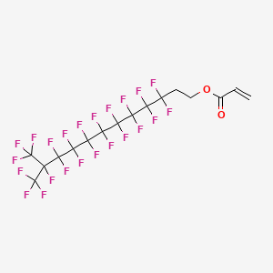 B1606203 3,3,4,4,5,5,6,6,7,7,8,8,9,9,10,10,11,12,12,12-Icosafluoro-11-(trifluoromethyl)dodecyl acrylate CAS No. 52956-81-7