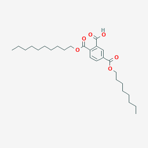 B1606208 2-Decoxycarbonyl-5-octoxycarbonylbenzoic acid CAS No. 67989-23-5