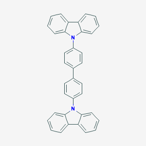 molecular formula C36H24N2 B160621 4,4'-联(N-咔唑基)-1,1'-联苯 CAS No. 58328-31-7