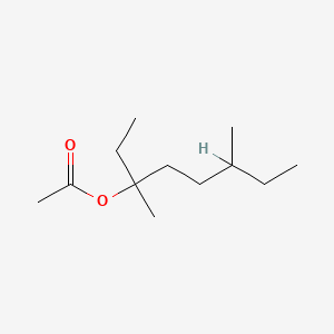 B1606214 3,6-Dimethyloctan-3-yl acetate CAS No. 60763-42-0