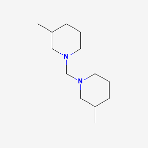 B1606217 1,1'-Methylenebis(3-methylpiperidine) CAS No. 68922-17-8