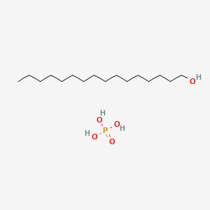 B1606218 Hexadecyl alcohol, phosphate CAS No. 68814-13-1