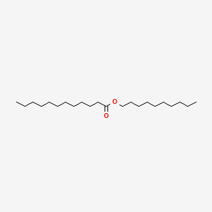molecular formula C22H44O2 B1606223 月桂酸癸酯 CAS No. 36528-28-6