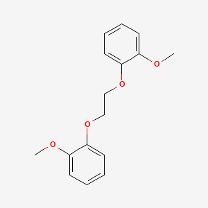 molecular formula C16H18O4 B1606228 1,2-Bis(2-methoxyphenoxy)ethane CAS No. 553-45-7