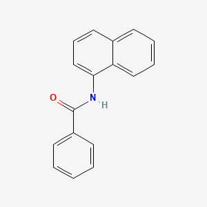 molecular formula C17H13NO B1606230 N-1-Naphthylbenzamide CAS No. 634-42-4