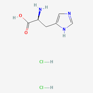 molecular formula C6H11Cl2N3O2 B1606233 L-Histidine dihydrochloride CAS No. 6027-02-7