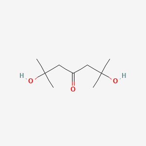 molecular formula C9H18O3 B1606243 2,6-Dihydroxy-2,6-dimethylheptan-4-one CAS No. 3682-91-5