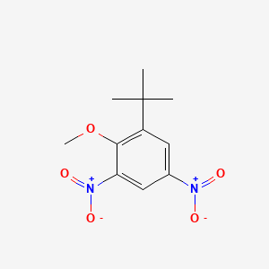 molecular formula C11H14N2O5 B1606253 2-tert-Butyl-4,6-dinitroanisole CAS No. 6099-80-5