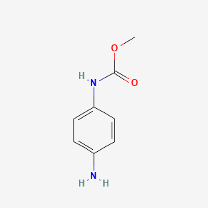 molecular formula C8H10N2O2 B1606255 methyl N-(4-aminophenyl)carbamate CAS No. 6465-03-8