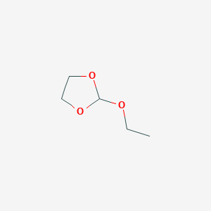 molecular formula C5H10O3 B1606262 2-Ethoxy-1,3-dioxolane CAS No. 4544-20-1