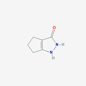 molecular formula C6H8N2O B1606271 2,4,5,6-Tetrahydrocyclopenta[c]pyrazol-3-ol CAS No. 364746-32-7