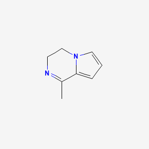 molecular formula C8H10N2 B1606285 1-Methyl-3,4-dihydropyrrolo[1,2-a]pyrazine CAS No. 64608-66-8