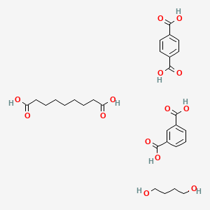 1,3-Benzenedicarboxylic acid, polymer with 1,4-benzenedicarboxylic acid, 1,4-butanediol and nonanedioic acid