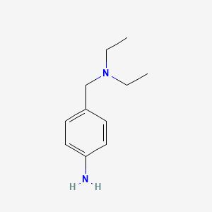 molecular formula C11H18N2 B1606315 4-(Dietilaminometil)anilina CAS No. 6406-73-1