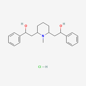 alpha,alpha'-Diphenyl-1-methyl-2,6-piperidinediethanol hydrochloride