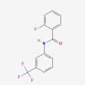 Benzamide, 2-fluoro-N-(3-(trifluoromethyl)phenyl)-