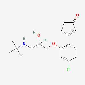 molecular formula C18H24ClNO3 B1606335 Ericolol CAS No. 85320-67-8