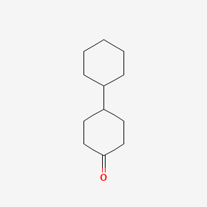 molecular formula C12H20O B1606340 4-Cyclohexylcyclohexanone CAS No. 92-68-2