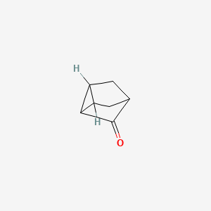 molecular formula C7H8O B1606349 Tricyclo[2.2.1.02,6]heptan-3-one CAS No. 695-05-6