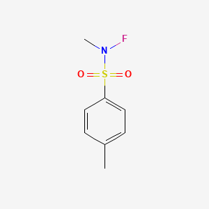 molecular formula C8H10FNO2S B1606358 p-Tolyl-N-fluoro-N-methylsulfonamide CAS No. 88303-12-2