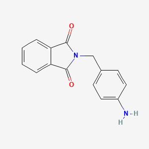 molecular formula C15H12N2O2 B1606379 2-(4-氨基苄基)异吲哚啉-1,3-二酮 CAS No. 100880-61-3