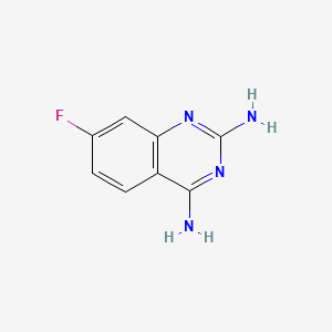 molecular formula C8H7FN4 B1606383 7-Fluoroquinazoline-2,4-diamine CAS No. 119584-78-0