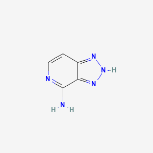 molecular formula C5H5N5 B1606394 3H-[1,2,3]Triazolo[4,5-c]pyridin-4-amine CAS No. 34550-62-4
