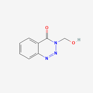 molecular formula C8H7N3O2 B1606402 3-(Hydroxymethyl)-1,2,3-benzotriazin-4(3H)-one CAS No. 24310-40-5
