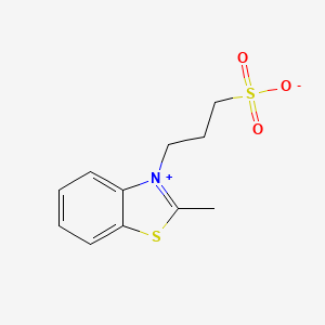 molecular formula C11H13NO3S2 B1606404 Benzothiazolium, 2-methyl-3-(3-sulfopropyl)-, inner salt CAS No. 56405-37-9