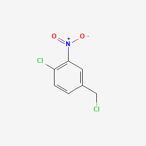 molecular formula C7H5Cl2NO2 B1606406 1-Chloro-4-(chloromethyl)-2-nitrobenzene CAS No. 57403-35-7