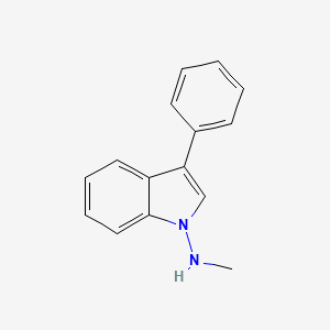 molecular formula C15H14N2 B1606408 N-Methyl-3-phenyl-1H-indol-1-amine CAS No. 57647-15-1