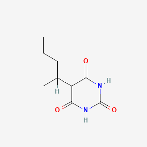 molecular formula C9H14N2O3 B1606413 5-(sec-Pentyl)barbituric acid CAS No. 83-29-4