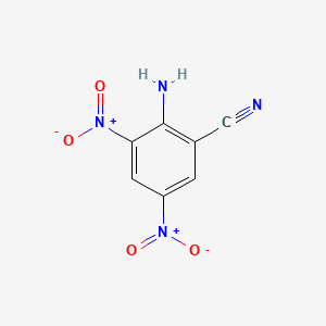 molecular formula C7H4N4O4 B1606417 2-Amino-3,5-dinitrobenzonitrile CAS No. 22603-53-8