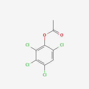 molecular formula C8H4Cl4O2 B1606418 2,3,4,6-Tetrachlorophenyl acetate CAS No. 5435-60-9