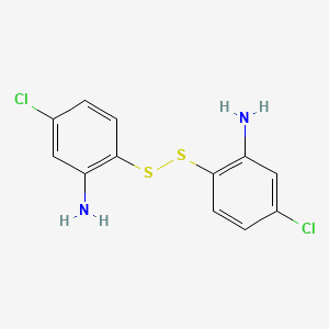 molecular formula C12H10Cl2N2S2 B1606420 2,2'-Dithiobis(5-chloroaniline) CAS No. 29124-55-8