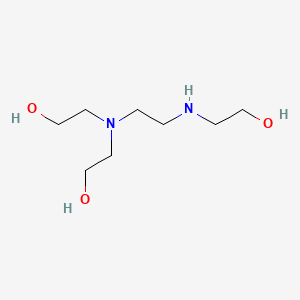 molecular formula C8H20N2O3 B1606433 2,2'-((2-((2-羟乙基)氨基)乙基)亚胺)双乙醇 CAS No. 60487-26-5