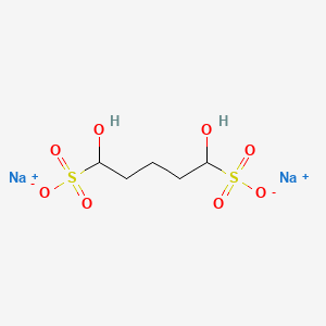 molecular formula C5H10Na2O8S2 B1606438 1,5-二羟基戊烷-1,5-二磺酸二钠 CAS No. 7420-89-5