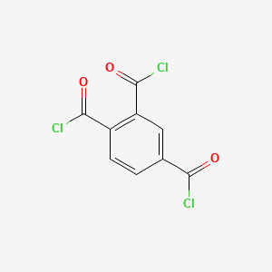 molecular formula C9H3Cl3O3 B1606477 1,2,4-Benzenetricarbonyl trichloride CAS No. 3867-55-8