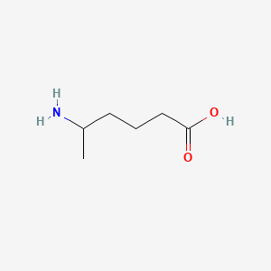 molecular formula C6H13NO2 B1606480 5-Aminohexanoic acid CAS No. 628-47-7