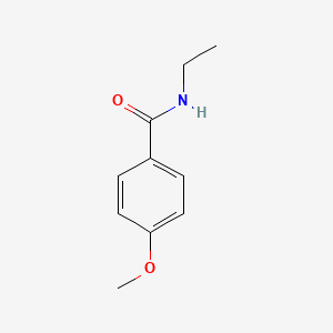 molecular formula C10H13NO2 B1606491 Benzamide, N-ethyl-4-methoxy- CAS No. 7403-41-0