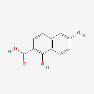 molecular formula C11H8O4 B1606531 1,6-Dihydroxy-2-naphthoic acid CAS No. 38134-93-9