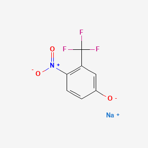 molecular formula C7H3F3NNaO3 B1606536 3-Trifluoromethyl-4-nitrophenol sodium salt CAS No. 654-66-0