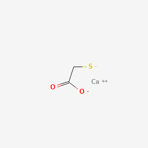 molecular formula C2H2CaO2S B1606547 Calcium sulphidoacetate CAS No. 29820-13-1